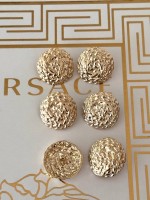 ✨ Örgü Dokulu Premium Gold Düğme | Classic Couture Seri 20 MM 6 ADET