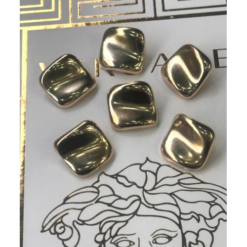 ✨ Premium Gold Modern Düğme | Minimal Couture Seri 25 MM 6 ADET