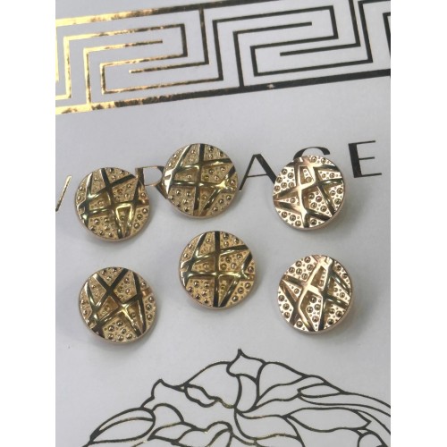 ✨ Premium Gold Dokulu Düğme | Signature Seri 22 MM 6 ADET