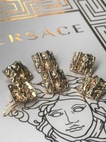✨ Premium Gold Dokulu Kare Düğme | Artisanal Couture Seri 23 MM 6 ADET